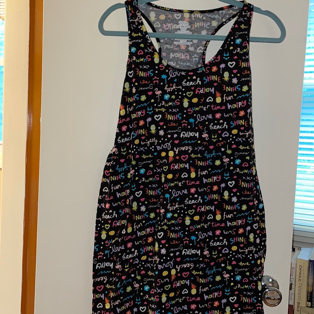 Cute summer dress with racer back